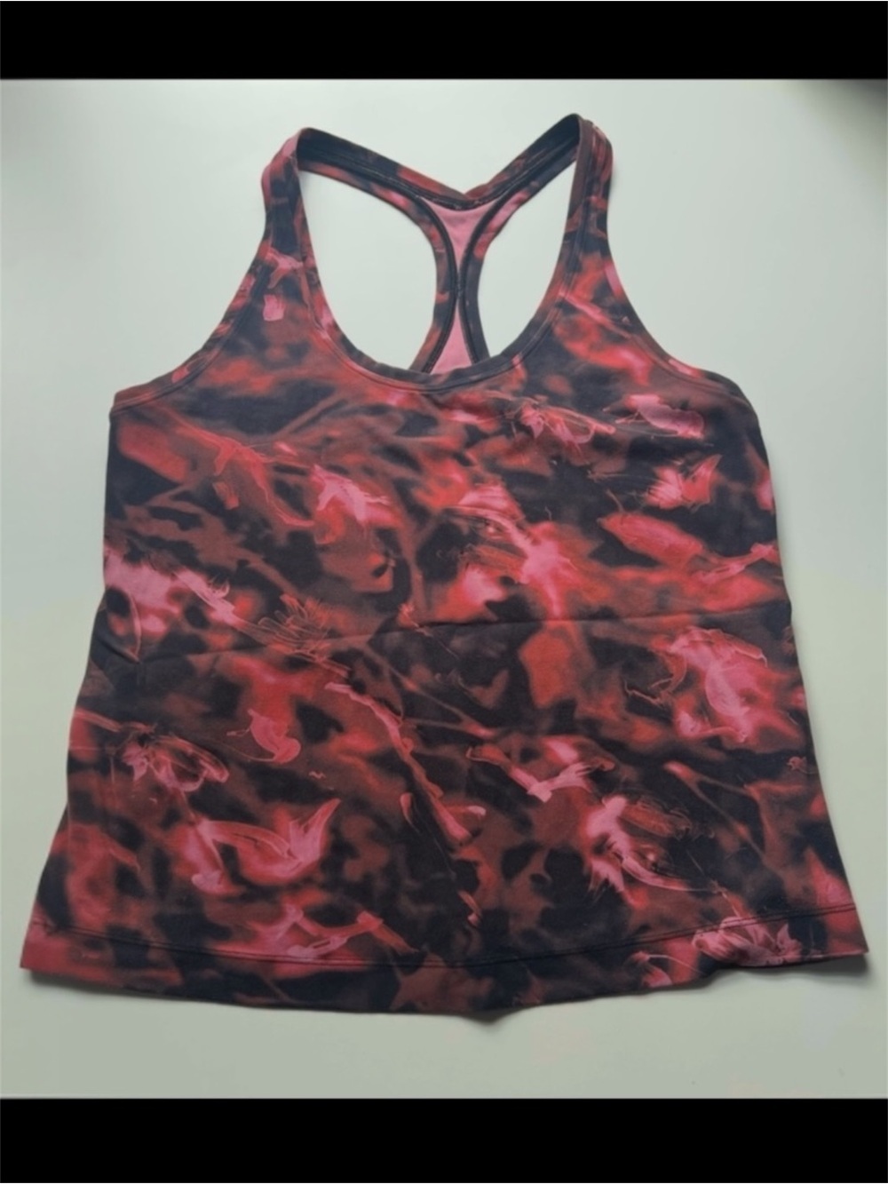 Lululemon Cool Racerback Short Tank Top Nulu Intensity Pink Blossom Size 10